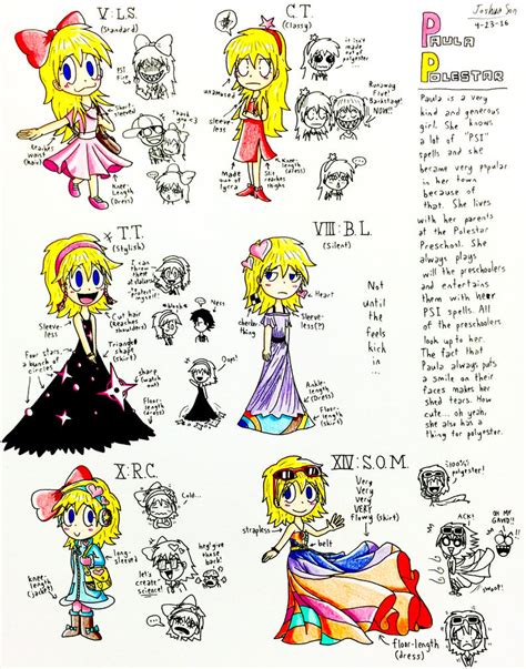 EarthBound Manga - Paula Polestar Outfit REMAKES by Josh-S26 on DeviantArt