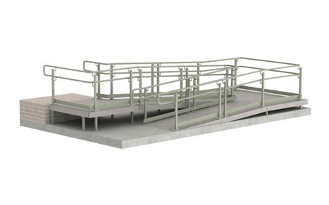 Wheelchair Ramp and Handrail - Modular Disabled Ramps Kit