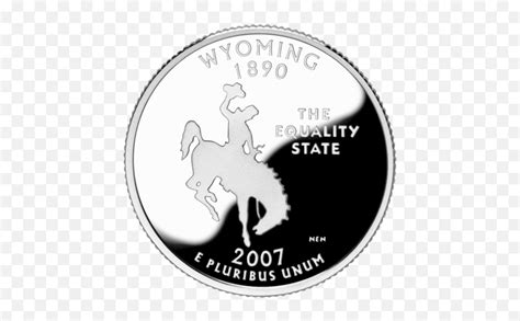 Wy Proof Rev - Wyoming State Quarter Emoji,Emoji Arts And Crafts - free ...