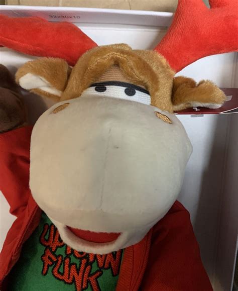 Holiday Musical Animated Plush Rocking Reindeer 2017 Song Uptown Funk Bruno Mars | #3880287973