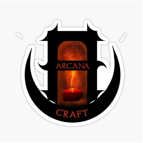 "Arcana Craft Main Logo | Lantern" Sticker by Arcana-Craft | Redbubble