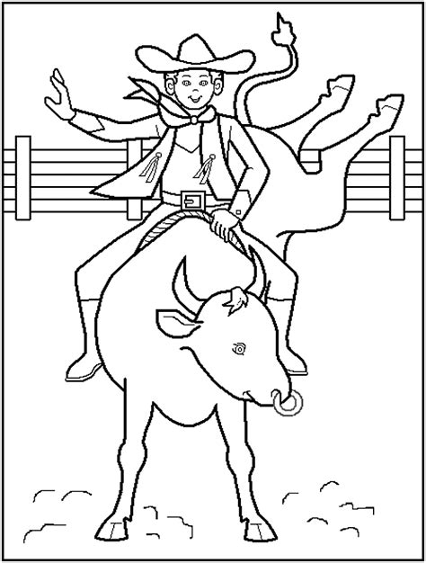 Free Printable Cowboy Coloring Pages For Kids