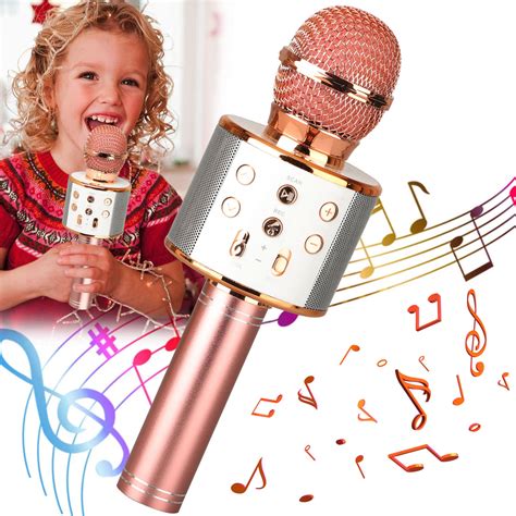 Wireless Bluetooth Karaoke Microphone, EEEkit Portable Microphone for ...