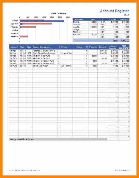 Bank Ledger Template Fresh 8 Checking Account Ledger Template | Essay examples, Hotel ...