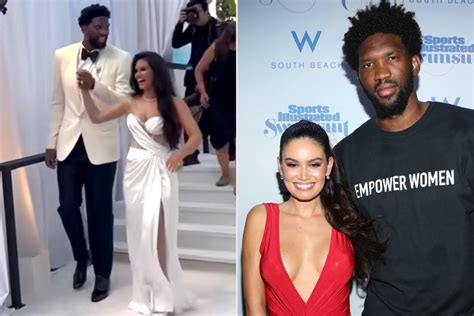 NBA Player Joel Embiid Marries Sports Illustrated Model Anne de Paula ...