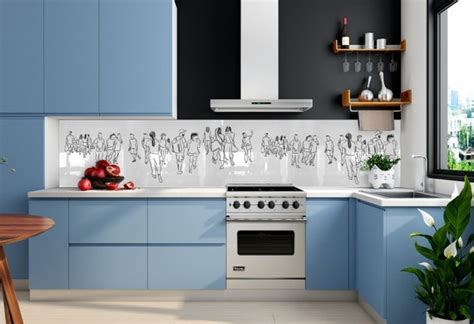 Kitchen Wall Decor Modern Kitchen Backsplash Mural - Etsy