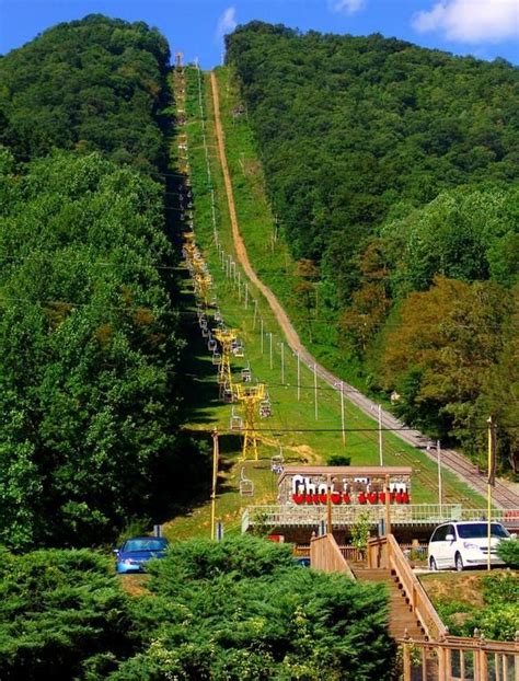 Ghost Town In The Sky. Maggie Valley, North Carolina ~ Chair Lift was ...