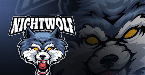 Wolf Mascot Logo for Gaming and Sports Logo, Graphic Templates - Envato ...