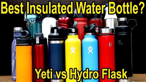 Best Insulated Water Bottle? Yeti vs Hydro Flask vs 12 Other Brands! Let's find out! - YouTube ...