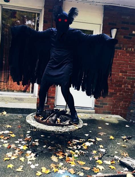 Mothman costume | Mothman, Cryptozoology, Monster costumes