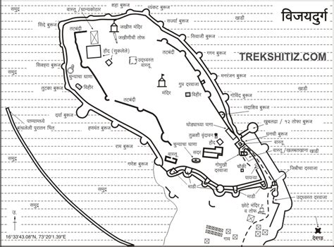 Sindhudurg Fort Map