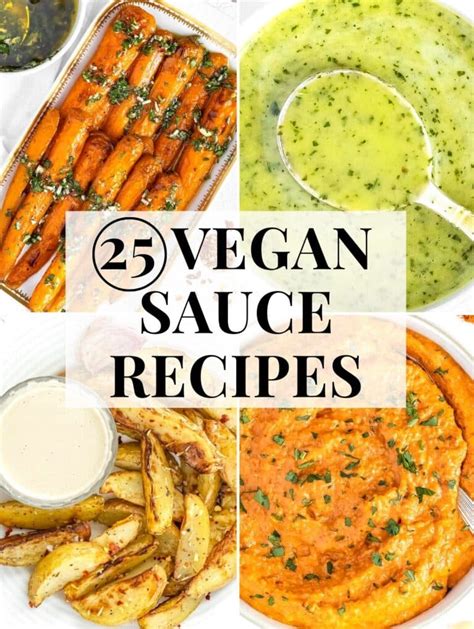 Top Vegan Sauce Recipes - Plant Based School