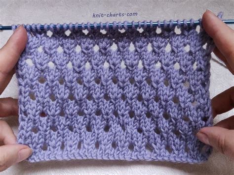 Free Knitting Patterns - Mesh Stitch Knitting Pattern