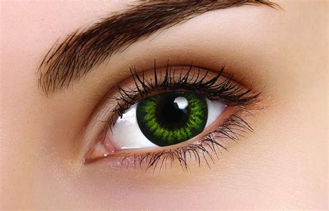 ColourVUE Party Green Coloured Contact Lenses