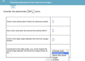 Answered: Consider the perbromate (BrO4) anion.… | bartleby