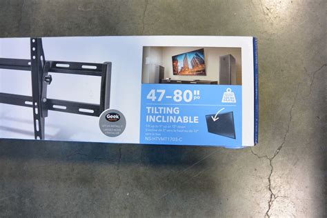 NEW OVERSTOCK INSIGNIA 47-80 INCH TILTING TV WALL MOUNT, COMPLETE, UP TO 120 LBS - Big Valley ...