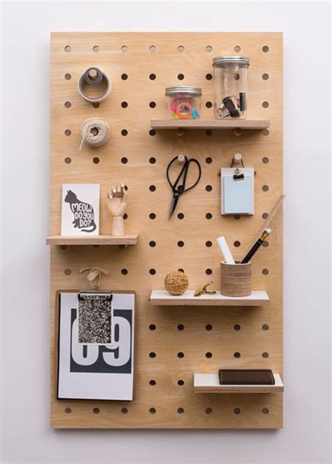 Peg-it-all Pegboard : Wall-mounted Storage Panel in birch plywood | Pegboard storage, Plywood ...