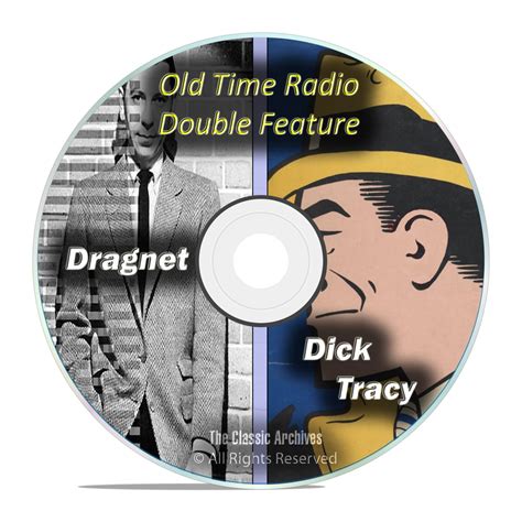 Dragnet, Dick Tracy, 443 Shows, ALL Known Episodes, Old Time Radio, OTR, DVD F61 | eBay