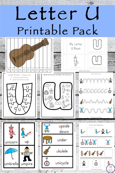 {Letter of the Week} Letter U Printable Pack - Simple Living. Creative Learning