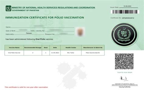 Polio certificate mandatory for Pakistanis to travel to this country - Pakistan Observer