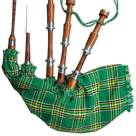 Scottish Great Highland Rosewood Bagpipe Irish Tartan