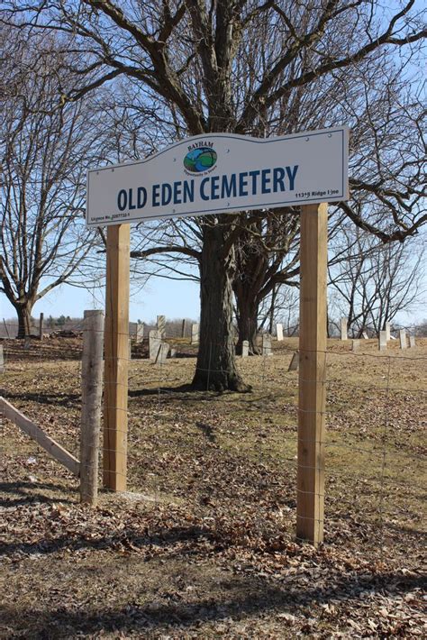 Old Eden Cemetery in Eden, Ontario - Find a Grave Cemetery