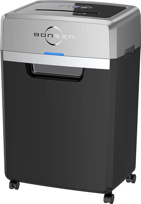 Amazon.com: BONSEN Heavy Duty Paper Shredder, 24-Sheet Cross-Cut Shredder, 40-Min Continuous ...