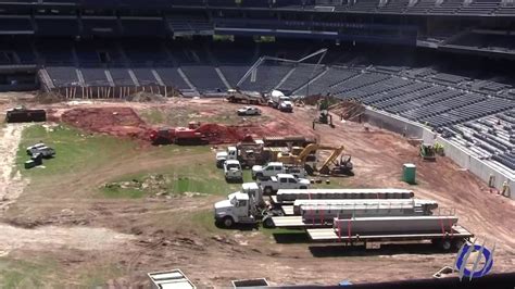 Georgia State Stadium Construction Begins - YouTube