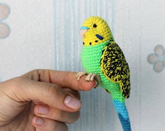 Ostern häkeln Papagei gelben Plüsch Spielzeug Wellensittiche Amigurumi Spielzeug gefüllte Tier ...