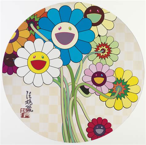 Takashi Murakami Flower : Rainbow flower - 11 oclock by Takashi ...