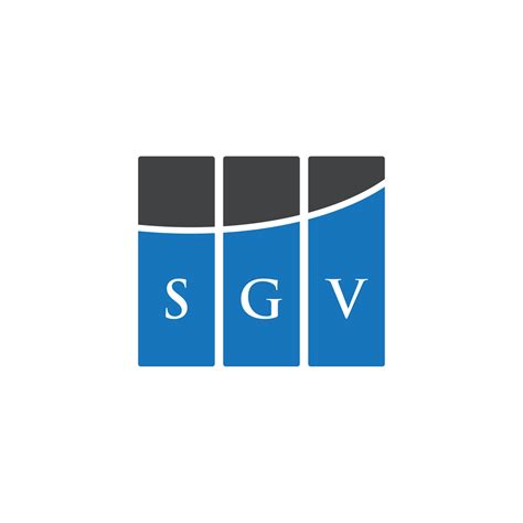 SGV letter logo design on white background. SGV creative initials ...