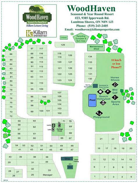 Printable Park Site Map – WoodHaven