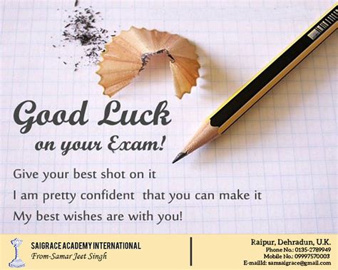 Good Luck Wishes For Exams Images