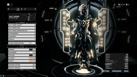 Volt Fashion Frame V2 : Warframe