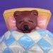Vintage Bear Clock Sleeping Bear Clock Animated Clock Alarm - Etsy