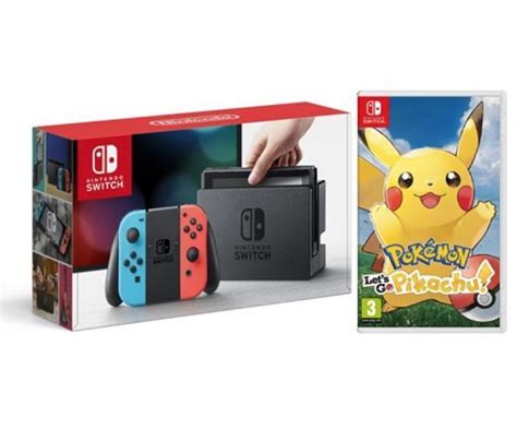 32GB Nintendo Switch Bundle with Pokemon Go Pikachu Deals