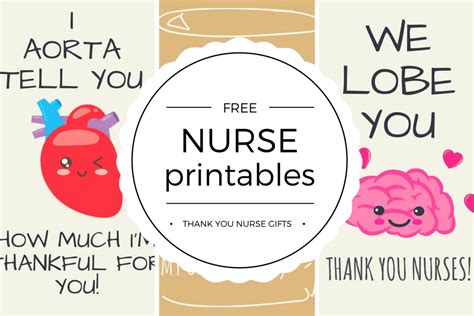 Free Printable Nurse Appreciation Thank You Cards - Quan Jewelry