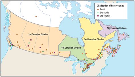 Distribution of Canadian Armed Forces reserve units | the deep dive