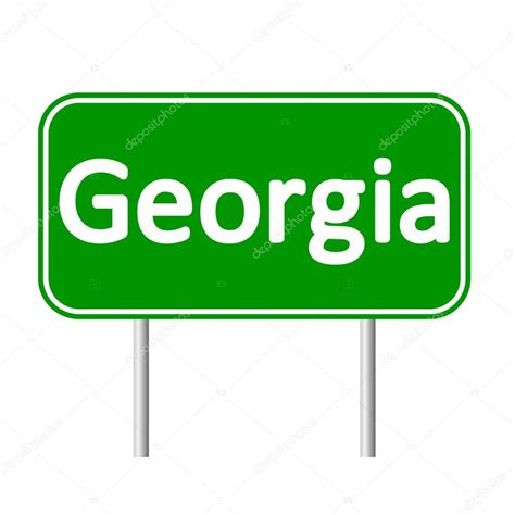 Georgia road sign. Stock Vector Image by ©konstsem #130014114