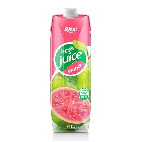 Fruit Drinks : Guava juice drink 1000 ml Aseptic Pak