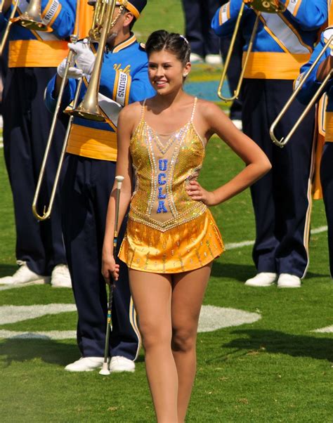 UCLA Marching Band Baton Twirler at Halftime vs. Texas - a photo on Flickriver