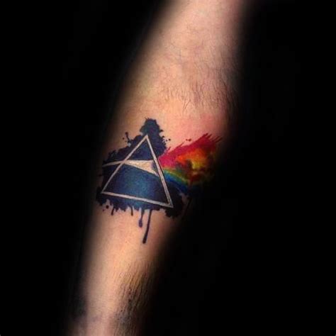 50 Dark Side Of The Moon Tattoo Designs For Men - Pink Floyd Ideas