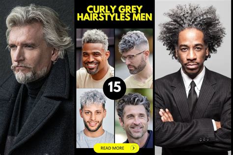 Stylish haircuts for curly gray hair for the modern man 15 ideas - Fall ...