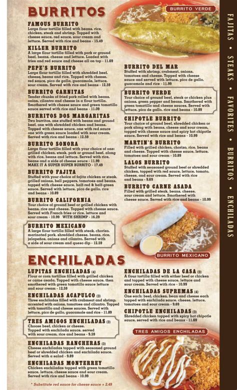 LALOS RESTAURANTE MEXICANO menus in Garrett, Indiana, United States