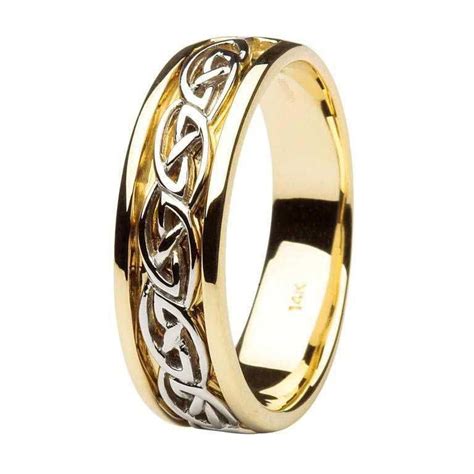 Gents Wedding Ring Celtic Knot Design | Bridal Jewelry