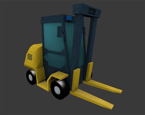 Forklift Free 3D Model - .obj .c4d .fbx - Free3D