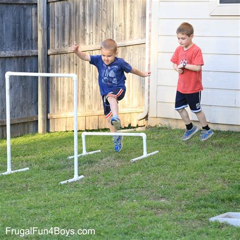 DIY American Ninja Warrior Backyard Obstacle Course - Frugal Fun For Boys and Girls