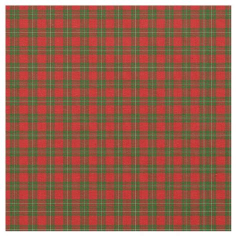 Clan MacGregor Tartan Fabric | Zazzle.com