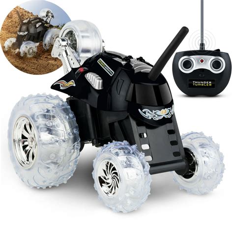 SHARPER IMAGE Thunder Tumbler Toy RC Car for Kids, Remote Control ...