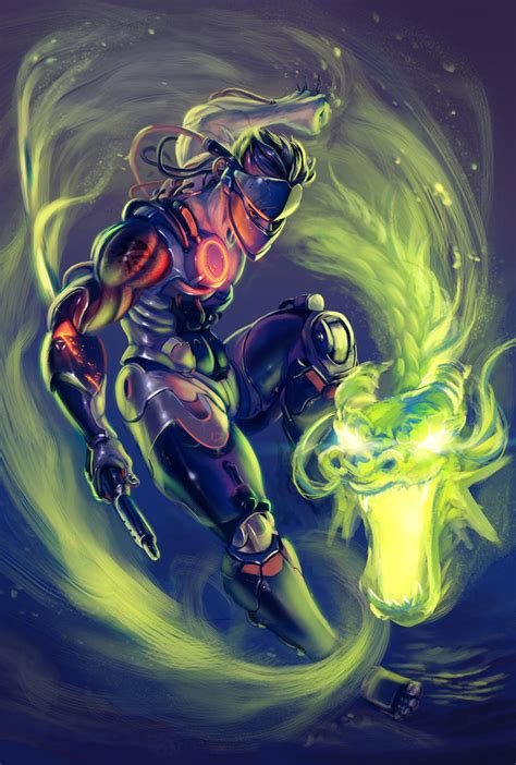 Blackwatch Genji by GLV-DA on DeviantArt